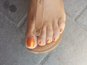 toe nails at island breeze Catalina